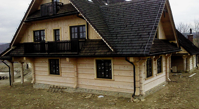 Mszenie domów drewnianych nr 20